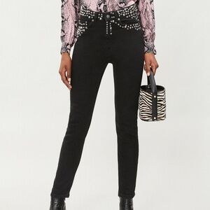 The kooples lizy studded slim jeans
